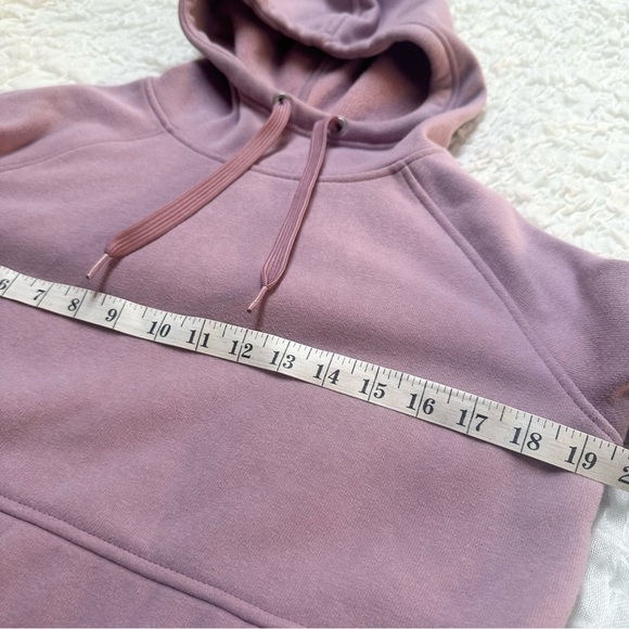 Athleta Longer Cozy Karma Hoodie Sugarplum Mauve XS - Picture 5 of 10